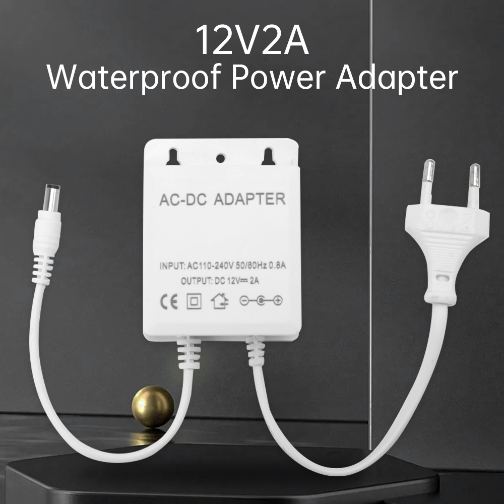 DC12V 2A EU Plug Adapter Secur - Outdoor Power Plug In 评论和价格
