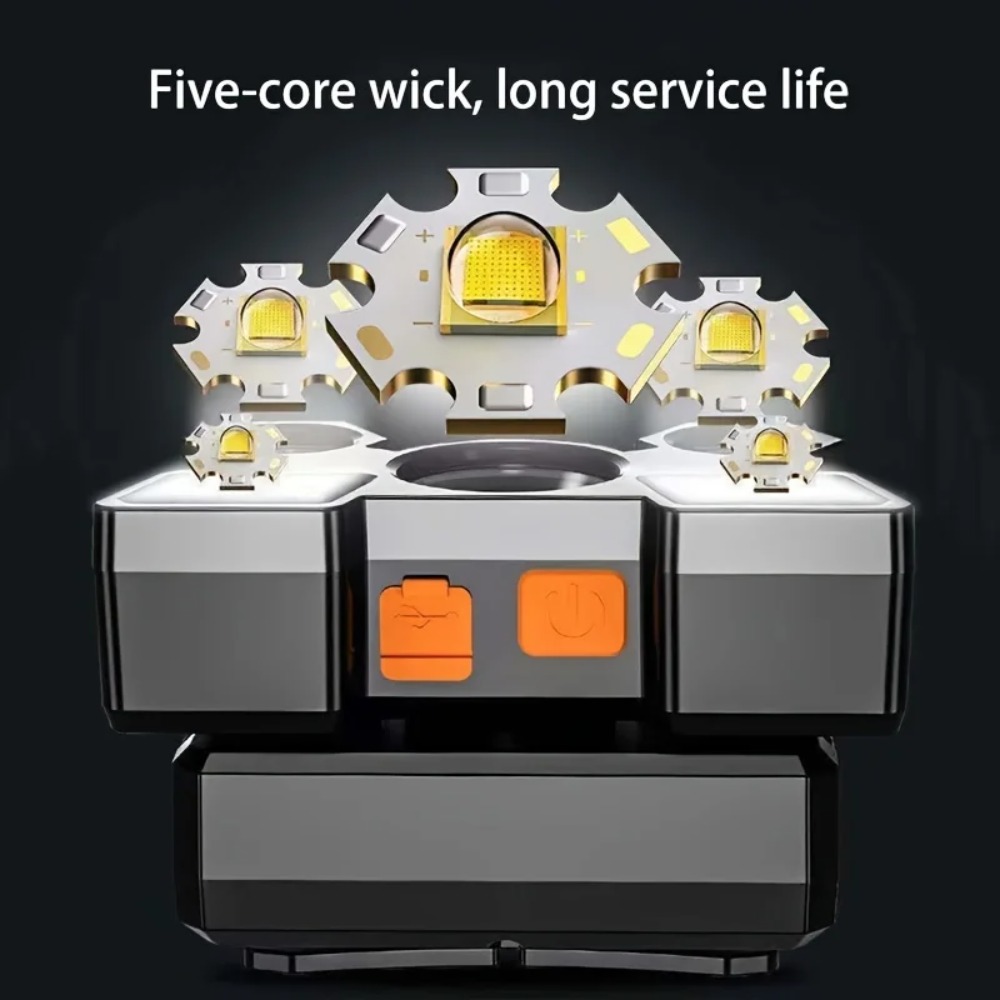 5*LED High Power Headlamp Supe - Outdoor Power Head 评论和价格