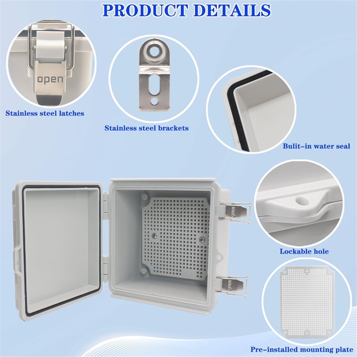 Outdoor Waterproof Junction Bo - Outdoor Power Box Cover 评论和价格