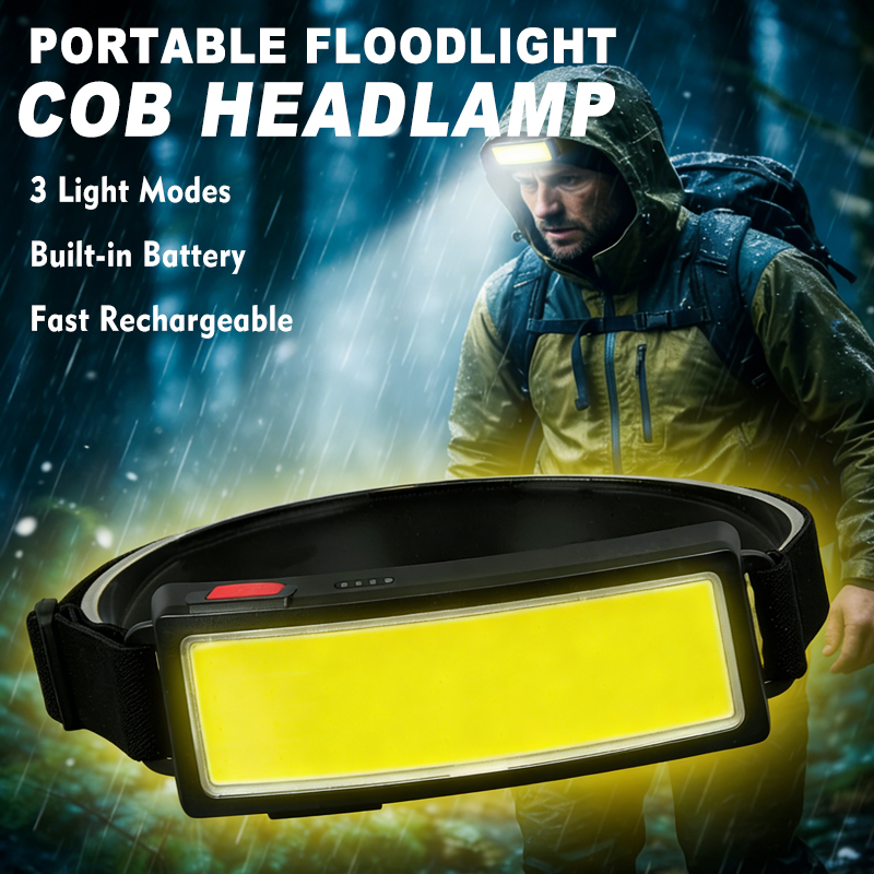 Powerful COB LED Headlamp 4 Li - Outdoor Power Head 评论和价格