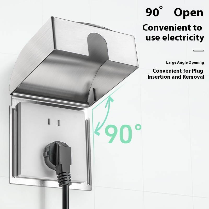 86 Socket Splashproof Box 304  - Outdoor Power Box Cover 评论和价格