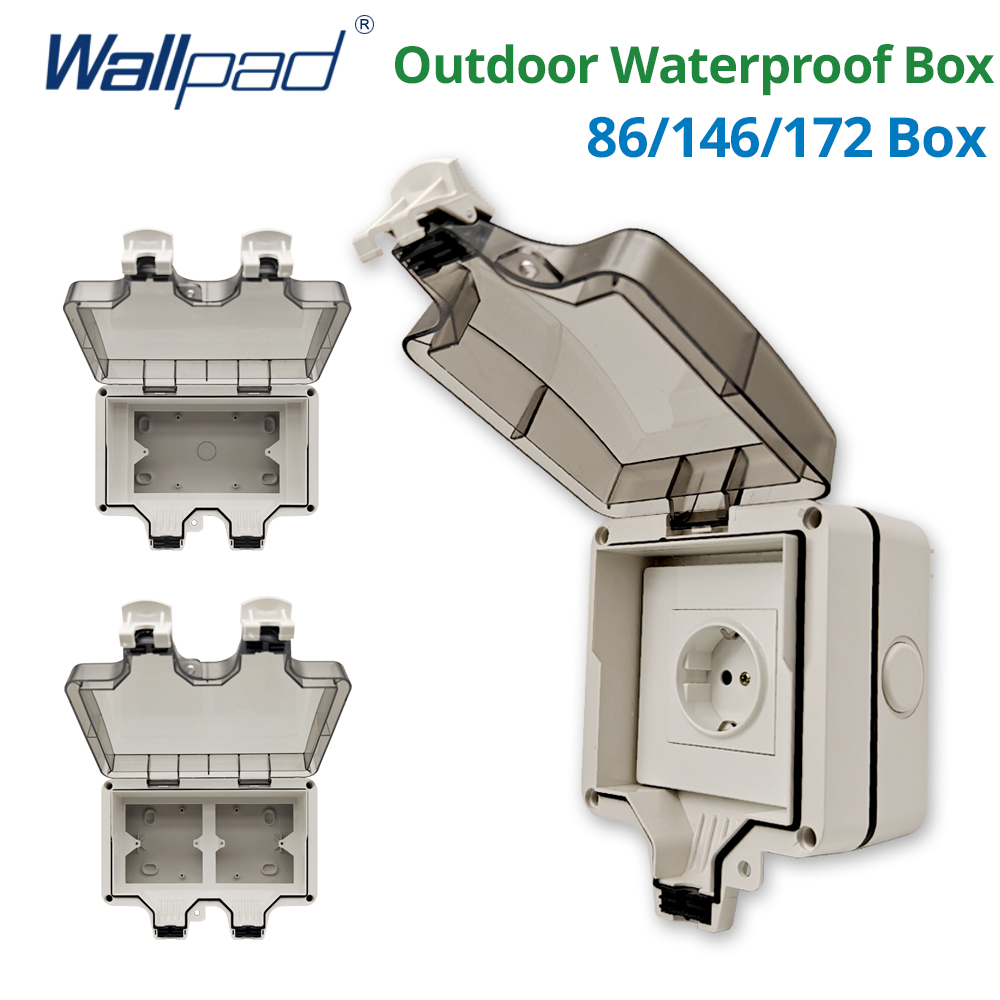Wallpad IP66 Dustproof Waterpr - Outdoor Power Socket 评论和价格