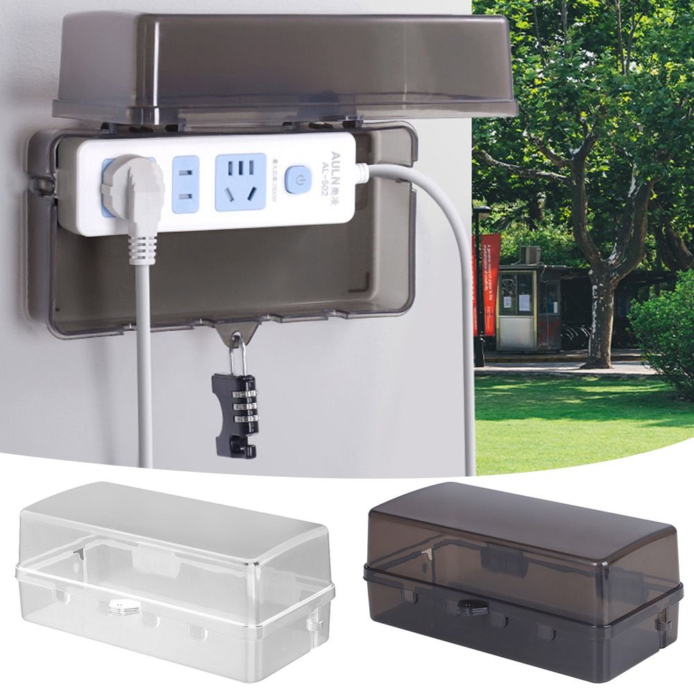 Durable Plastic Plug Box Anti- - Outdoor Power Box Cover 评论和价格