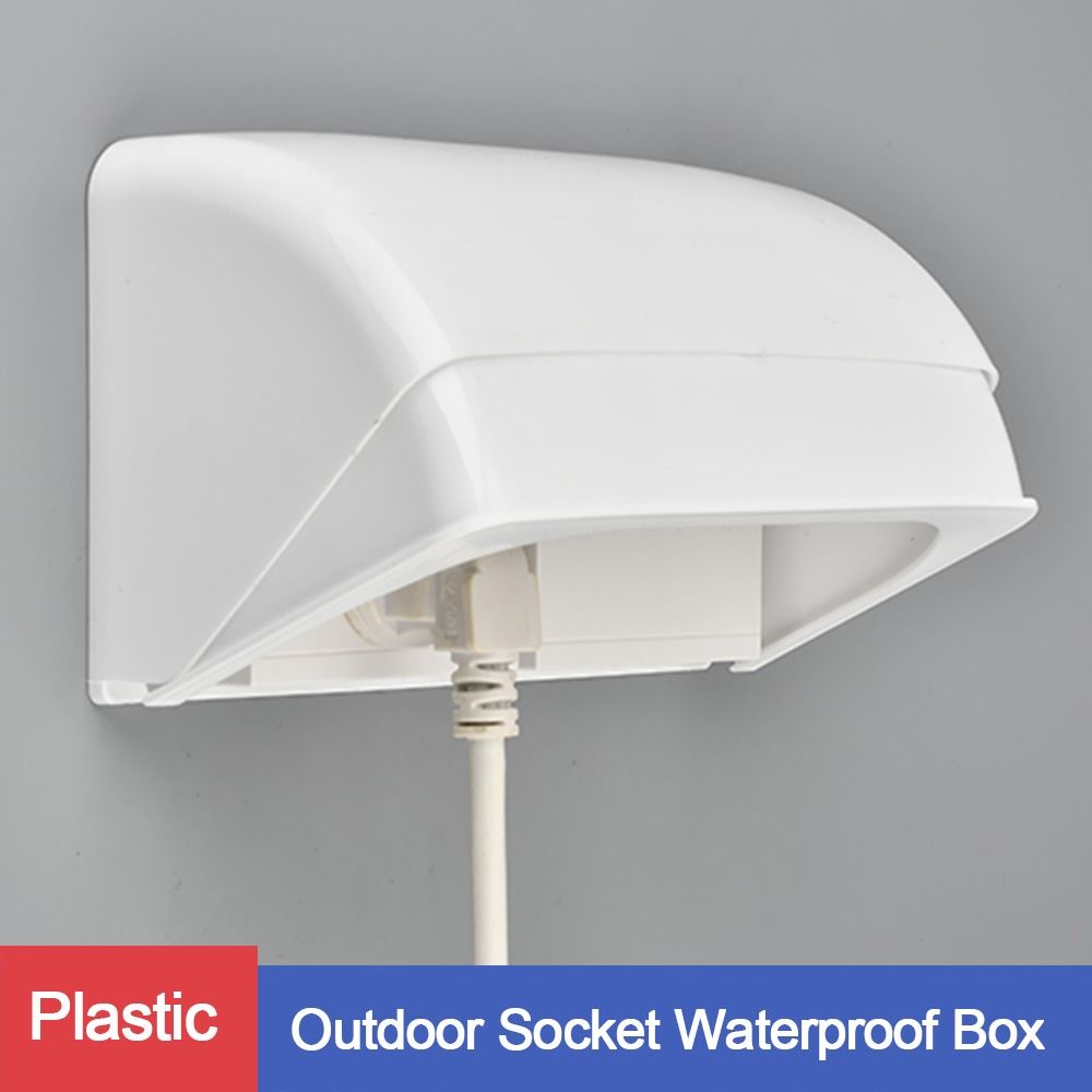 1Pcs Outdoor Socket Waterproof - Outdoor Power Box Cover 评论和价格
