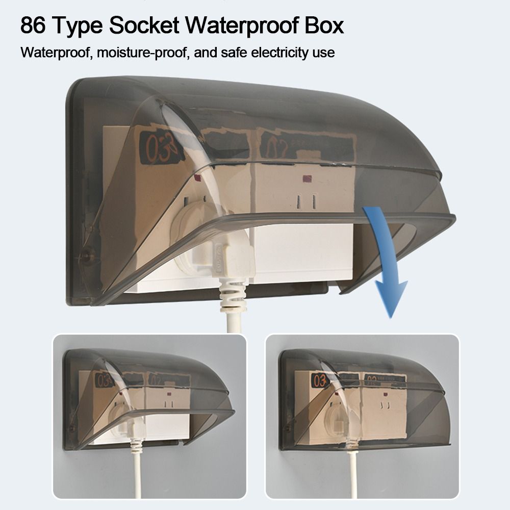1Pcs Outdoor Socket Waterproof - Outdoor Power Box Cover 评论和价格