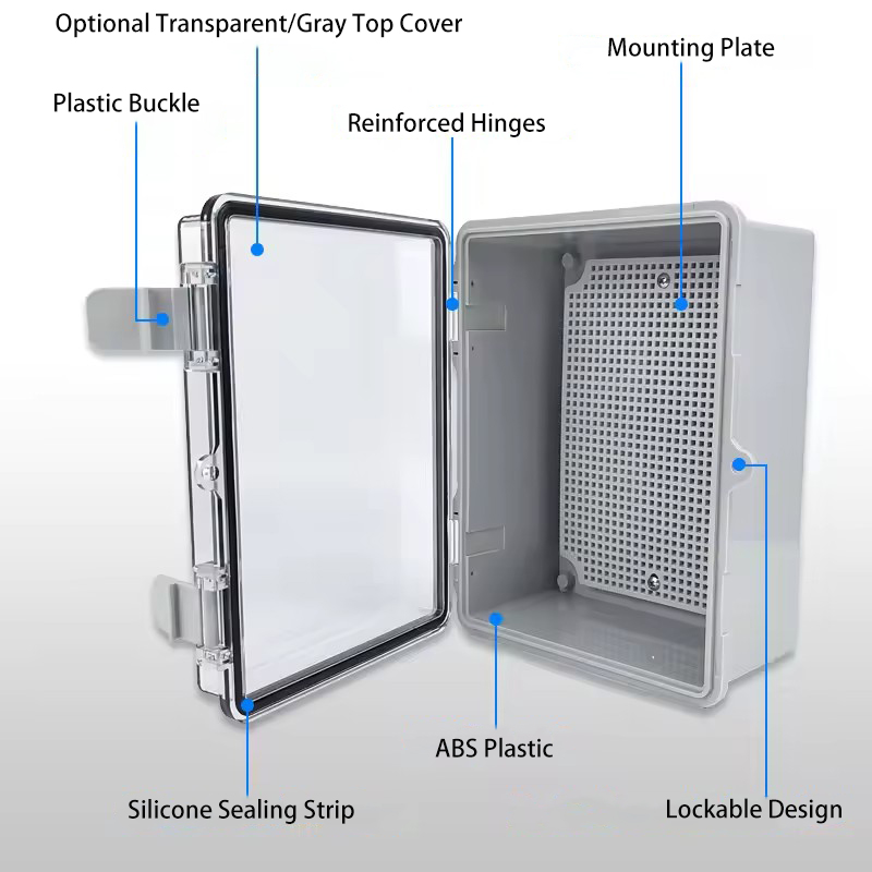 IP66 Waterproof Grey/Transpare - Outdoor Power Box Cover 评论和价格