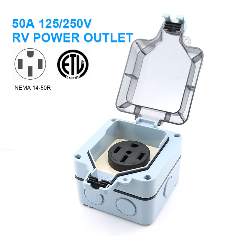 Outdoor Power Outlet Box Water - Outdoor Power Box Cover 评论和价格