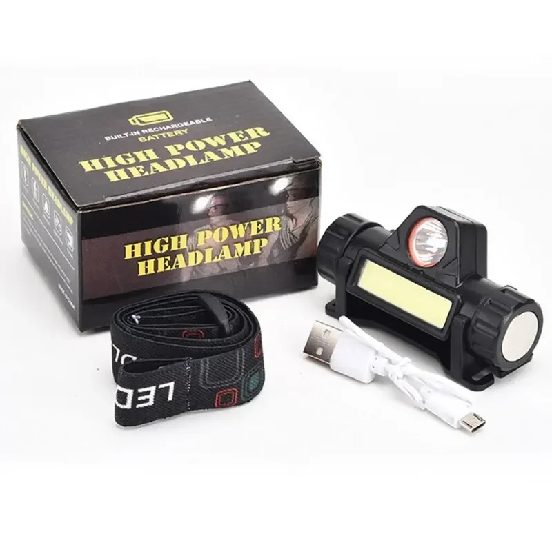Powerful Head Light LED Rechar - Outdoor Power Head 评论和价格