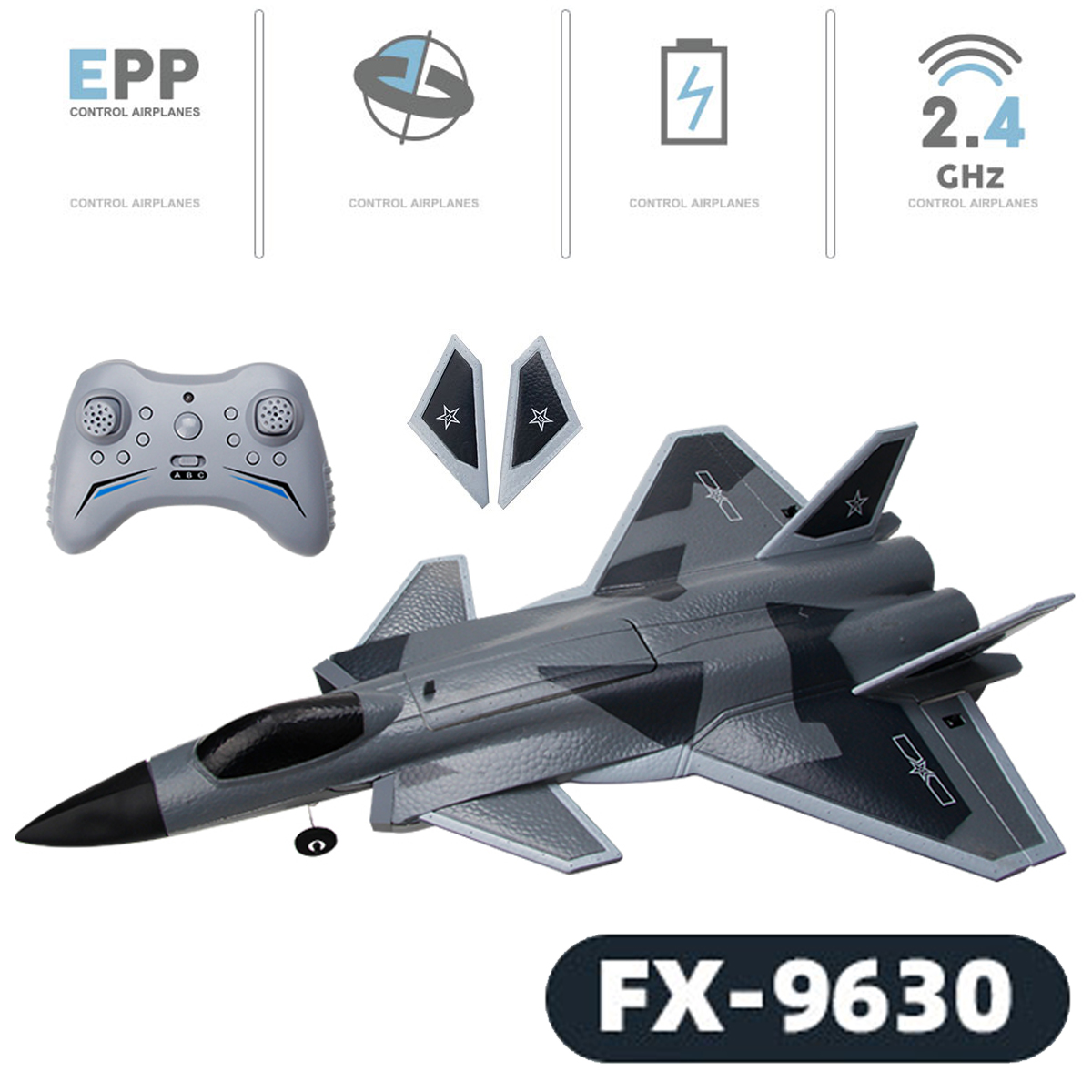 FX9630 J20 RC Plane Gyroscope  - Outdoor Power Head 评论和价格