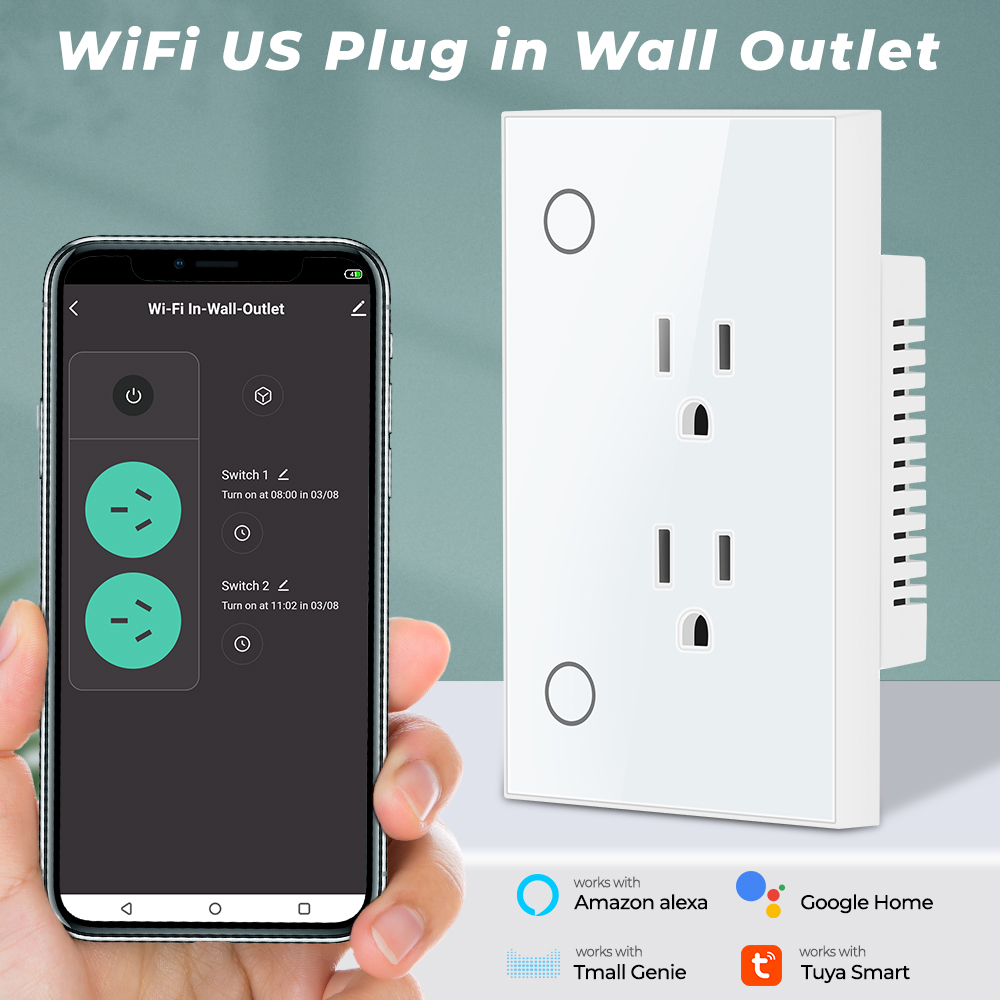 16A Tuya Wifi Socket Us Plug O - Outdoor Power Socket 评论和价格