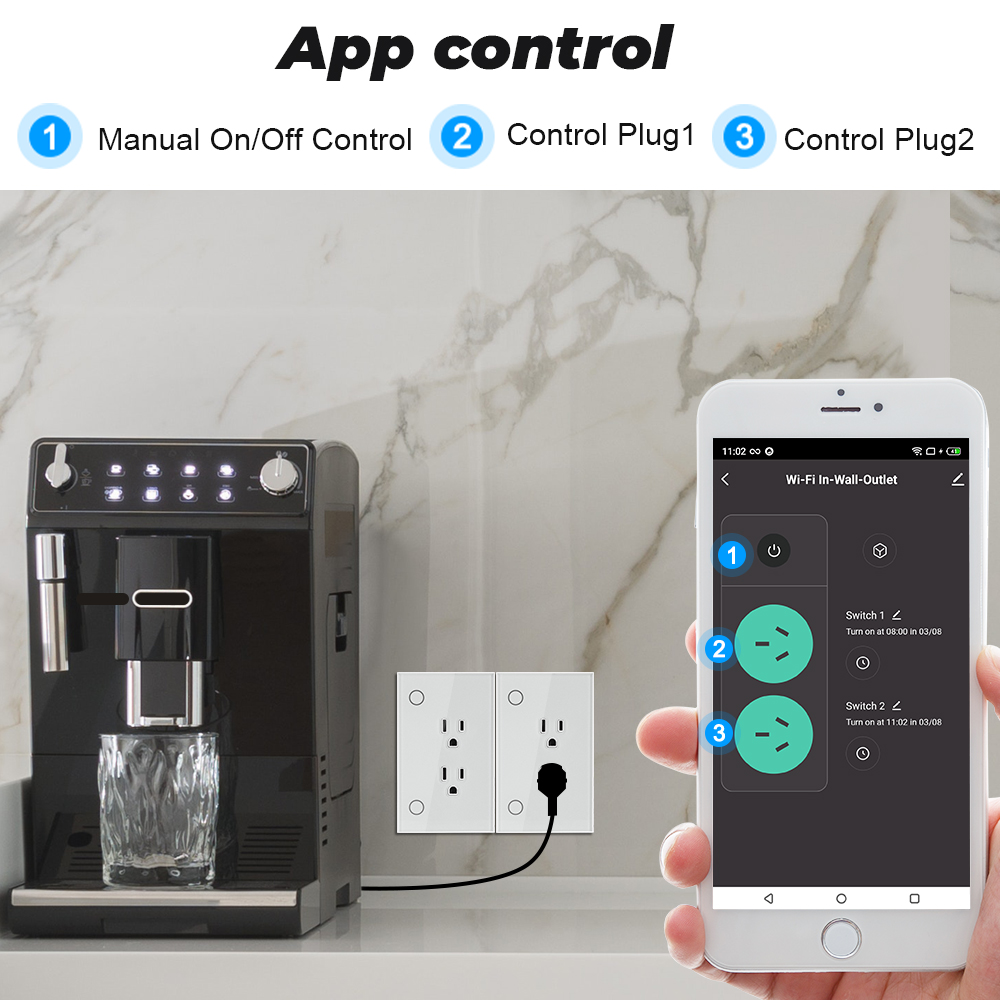 16A Tuya Wifi Socket Us Plug O - Outdoor Power Socket 评论和价格