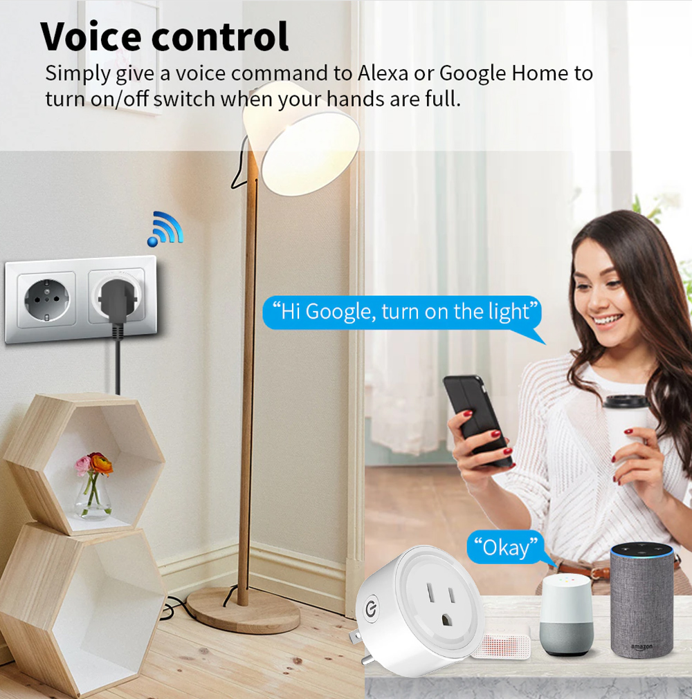 Tuya WiFi Or Zigbee Smart Sock - Outdoor Power Socket 评论和价格