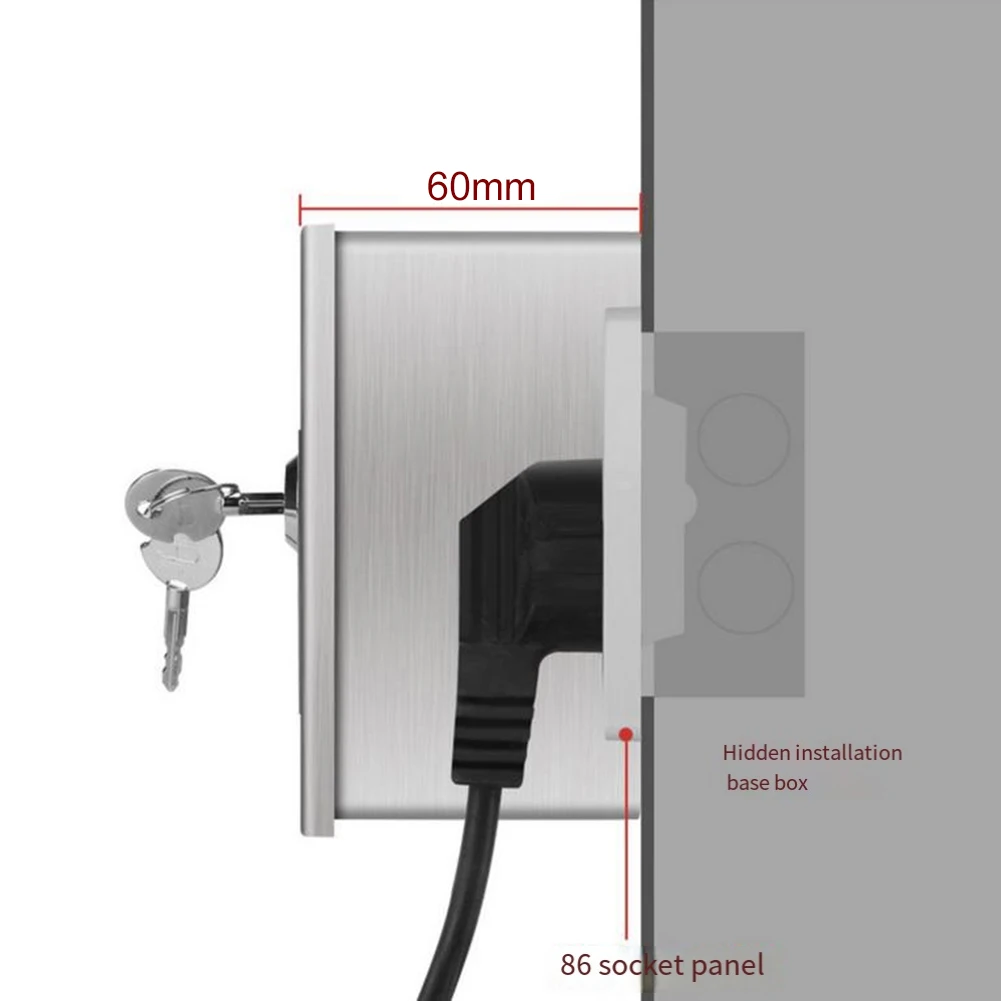 Waterproof Stainless Steel Ele - Outdoor Power Socket 评论和价格