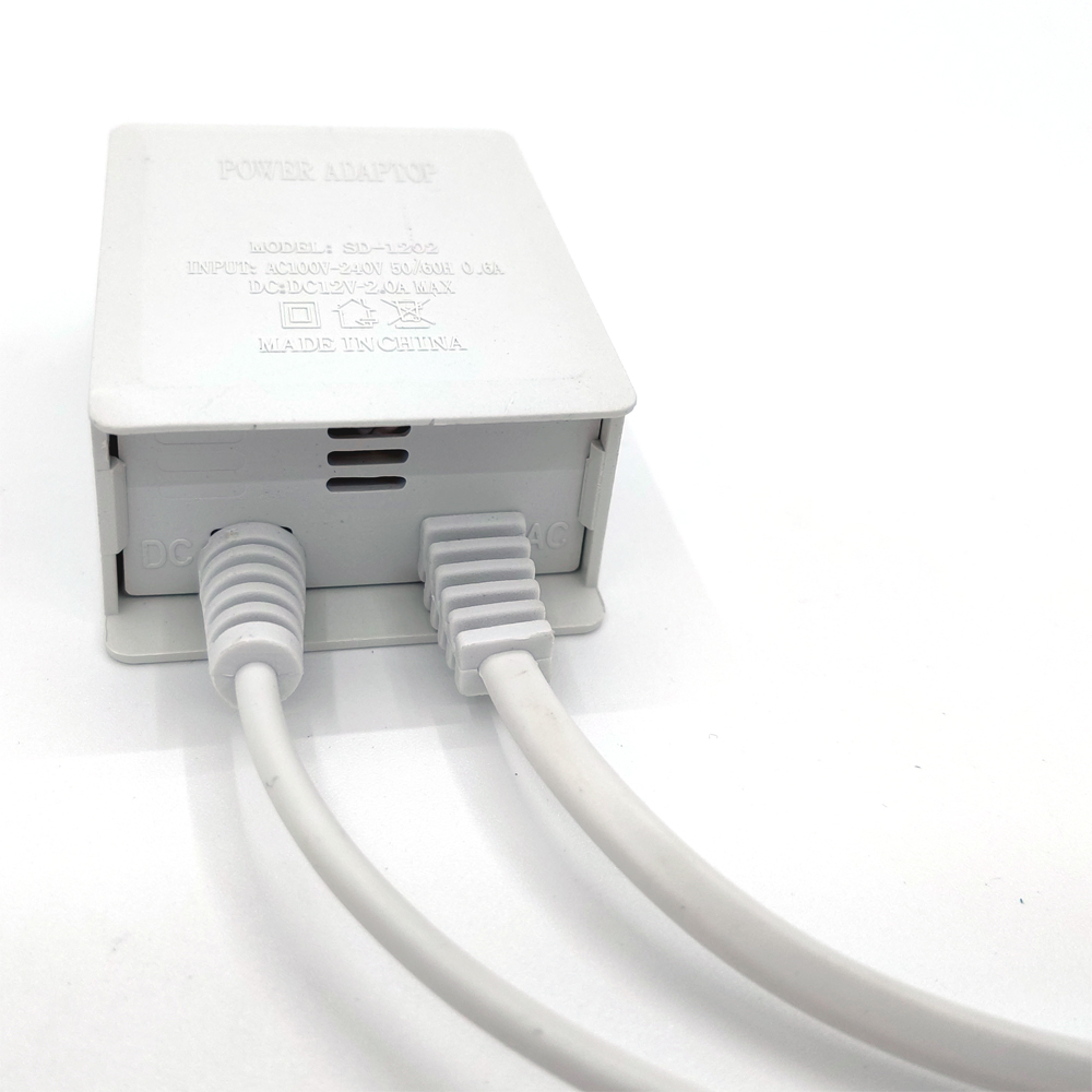 White AC 100-240V Input DC 12V - Outdoor Power Plug In 评论和价格