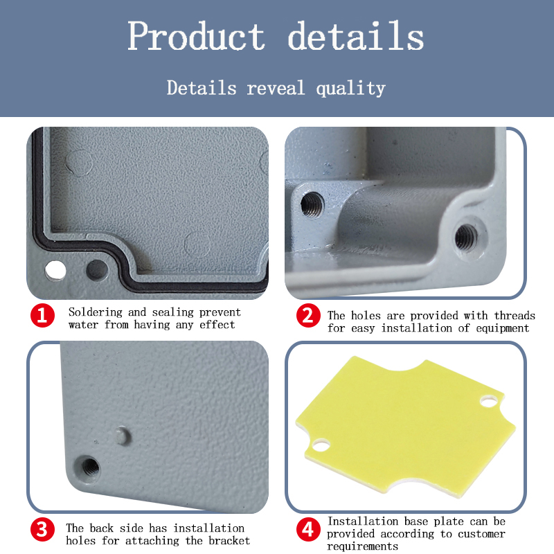 Cast aluminum button box, outd - Outdoor Power Box Cover 评论和价格