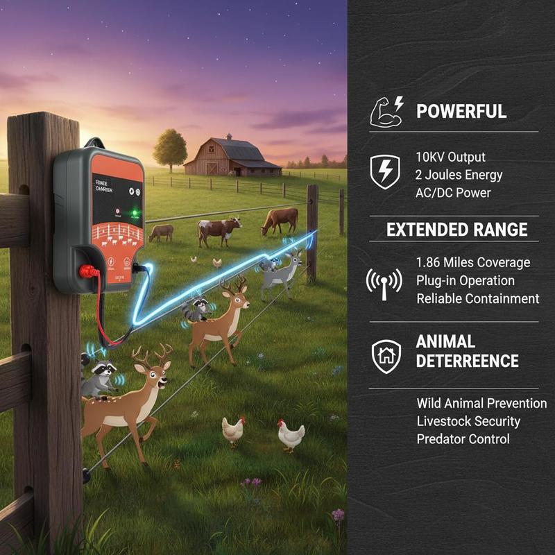 Livestock Energizer 10kV 2J Fo - Outdoor Power Plug In 评论和价格